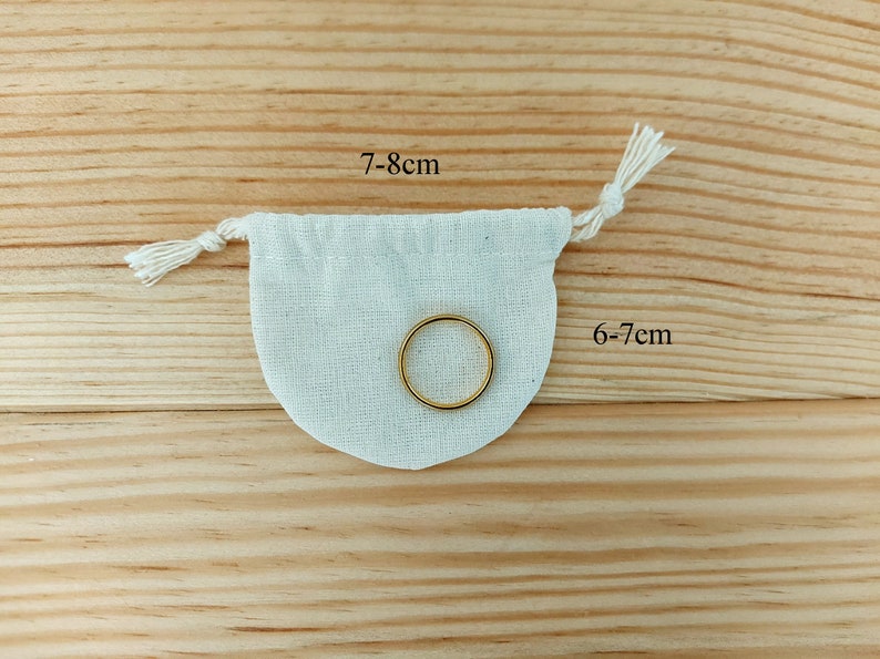 mini Jewellery bag drawstring pouch handmade round pouch sac pochon 100% Cotton fabric drawstring gift bags storage gemstones bag miniture image 2