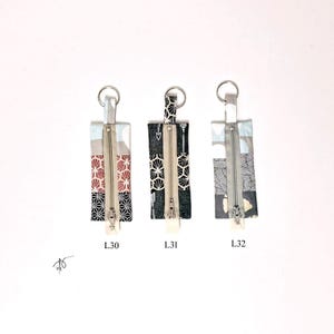 Handmade Cotton Lipstick Keychain Pouch: Lip Balm pouch, lipstick pouch, USB holder, Coin Purse, Bag charm pouch, YK image 8