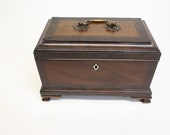Early Georgian tea caddy