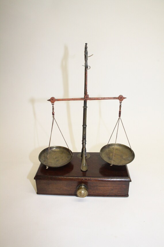 Indian Rosewood Balance Scale Box - 19th Century Indian Rosewood Balance Scale Box - 19th Century