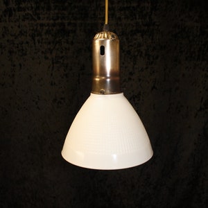 Brass and glass ceiling pendant