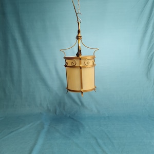 First half of the 20th century Small hall lantern with opaque glass