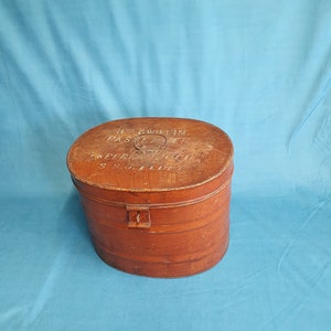 Vintage Hat Box Great Photo Prop or Storage Piece Retro -  UK