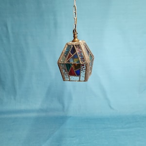 Mid 20th century small leaded hall light