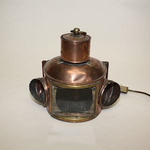 Late 19th-century boat lantern