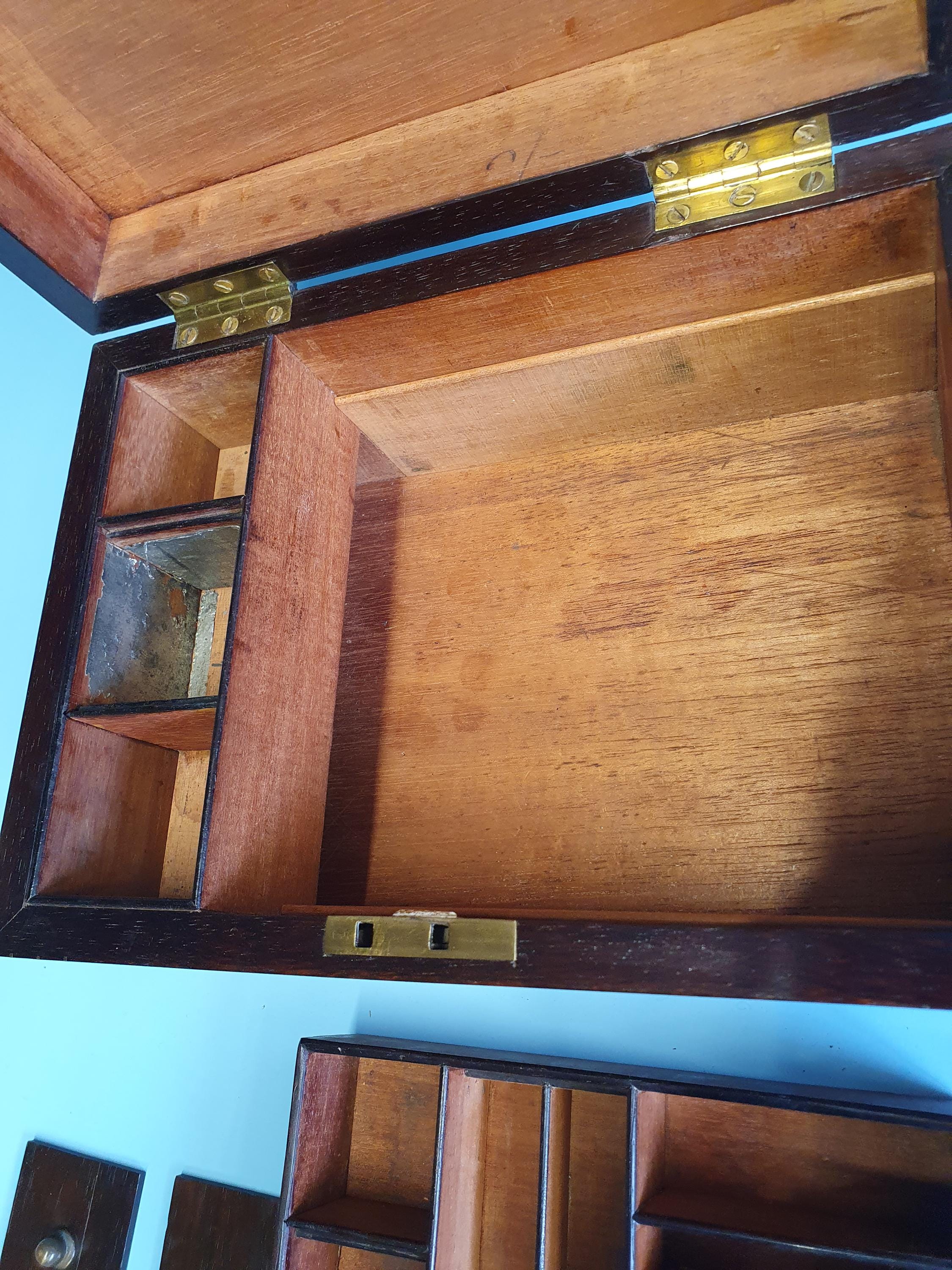 19世紀初頭のローズウッド製ジュエリーボックス - Etsy 日本