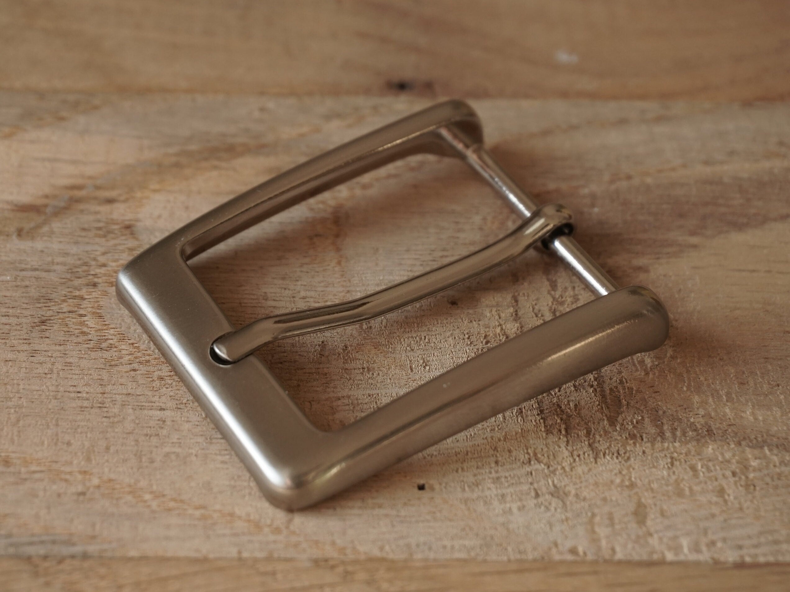 Nickel Plated Half-Metal Buckle 1 Inch