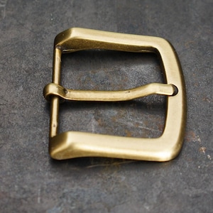 40 mm Men&#39;s Vintage-Style Brass Belt Buckle - Premium buckle for Casual & Formal Belts – High Quality Replacement Buckle for Leather Belts