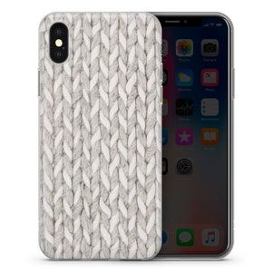 Knitting Pattern Phone Case Yarn Texture Cover for iPhone 15 14 13 12 Pro 11 XR 8 7, Samsung S23 S22 A73 A53 A13 A14 S21 Fe S20 Pixel 8 7 6 2