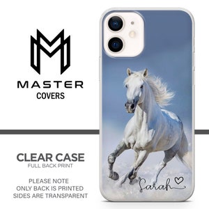 Horse Phone Case, Personalized Rider Cover for iPhone 15 14 13 12 Pro 11 XR 8 7, Samsung S23 S22 A73 A53 A13 A14 S21 Fe S20, Pixel 8 7 6A 1