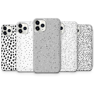 Custodia per telefono a pois, cover a pois per iPhone 16 pro max 15 14 13 12 Pro 11 XR 8 7, Samsung S25 S24 S23 S21 ultra A16 A56 Pixel 9 Pro XL