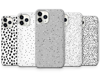 Polka Dot Phone Case, Spot Pattern cover for iPhone 15 14 13 12 Pro 11 XR 8 7, Samsung S23 S22 A73 A53 A13 A14 S21 Fe S20, Pixel 8 7 6A