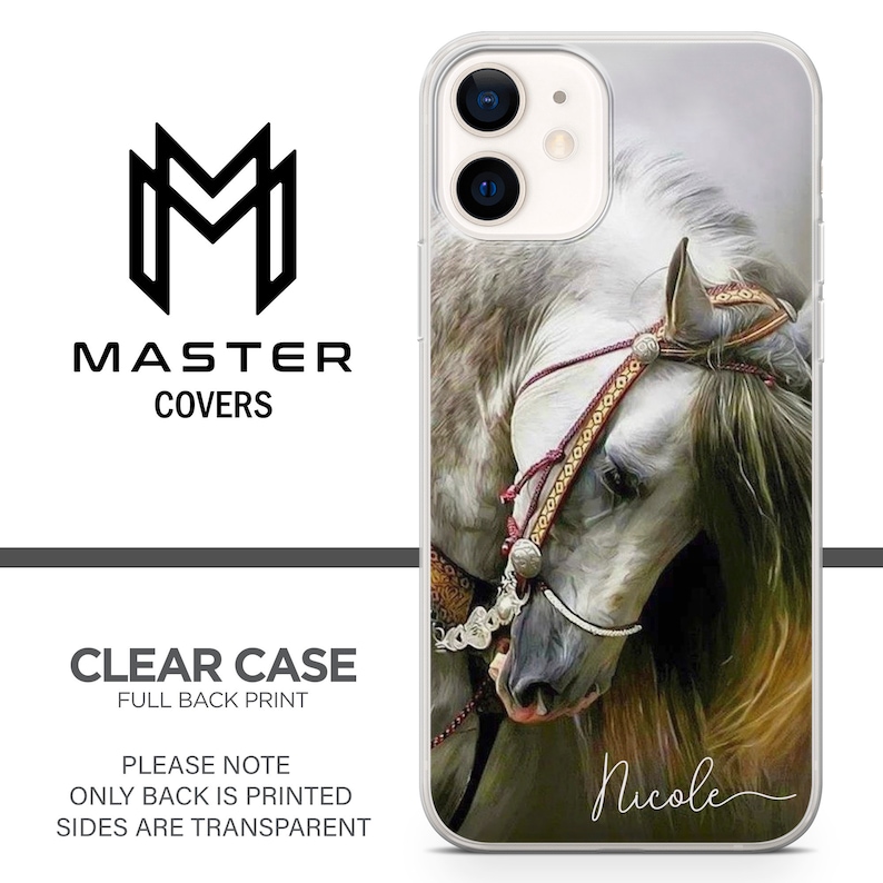 Horse Phone Case, Personalized Rider Cover for iPhone 15 14 13 12 Pro 11 XR 8 7, Samsung S23 S22 A73 A53 A13 A14 S21 Fe S20, Pixel 8 7 6A 5