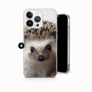Süße Igel Handyhülle Tier Cover für iPhone 17 Pro max 16e 15 plus 14 13 12 mini 11 XR 8, Samsung S25 S24 Fe A16 A56 A17, Pixel 10 pro 4