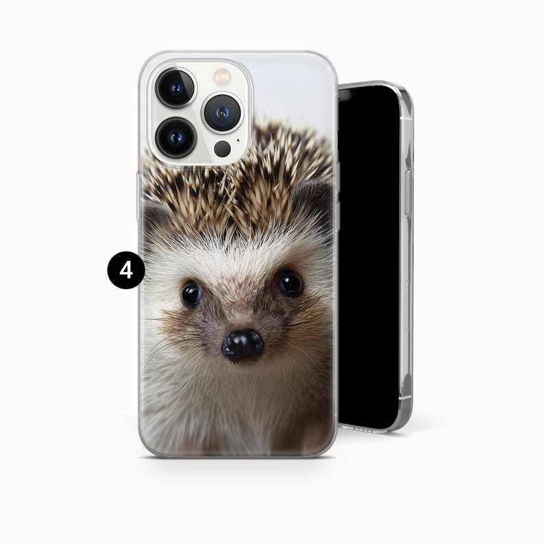Süße Igel Handyhülle Tier Cover für iPhone 17 Pro max 16e 15 plus 14 13 12 mini 11 XR 8, Samsung S25 S24 Fe A16 A56 A17, Pixel 10 pro 4