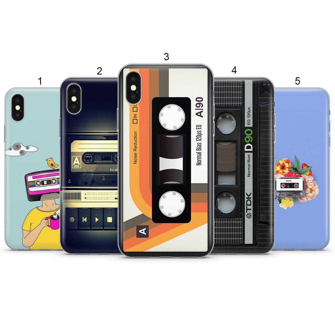 Cassette Phone Case Nostalgia 80s Cover for iPhone 15 14 13 12 Pro 11