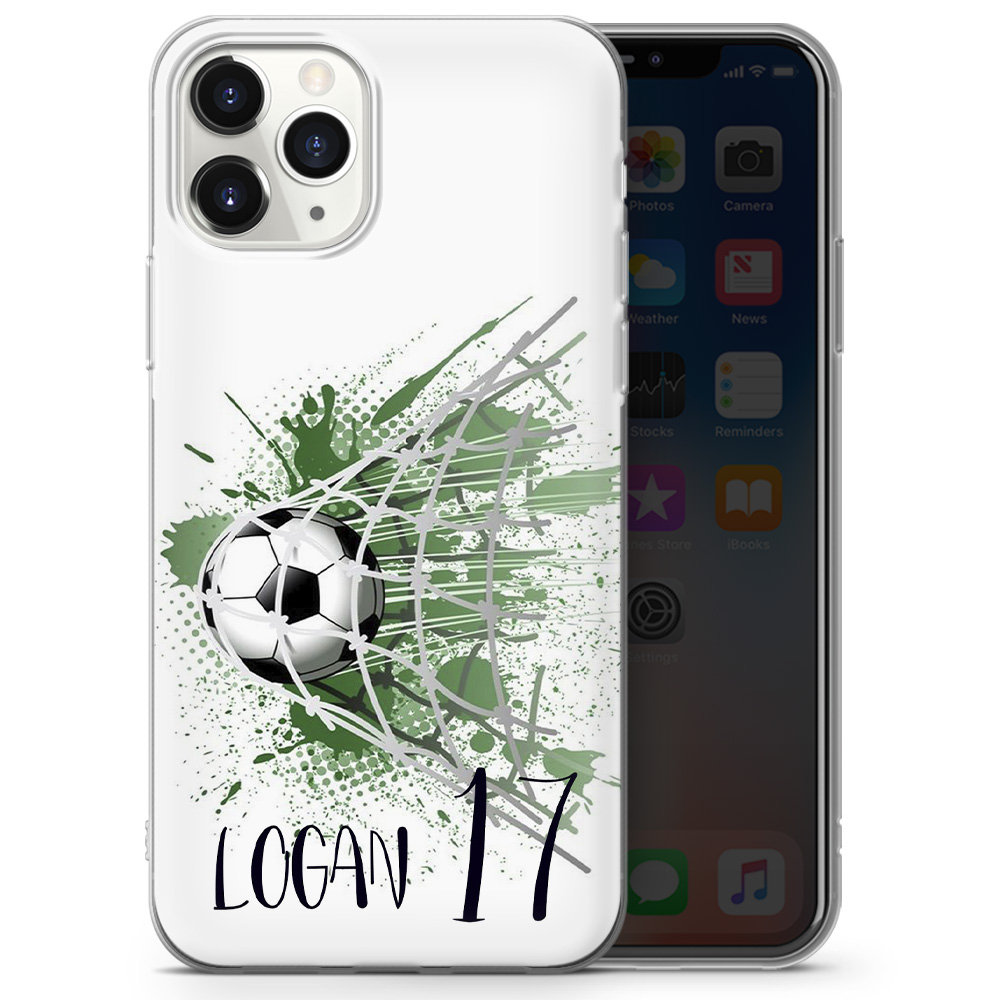 Custom Soccer Ball Phone Case Football Personalized Gift Etsy