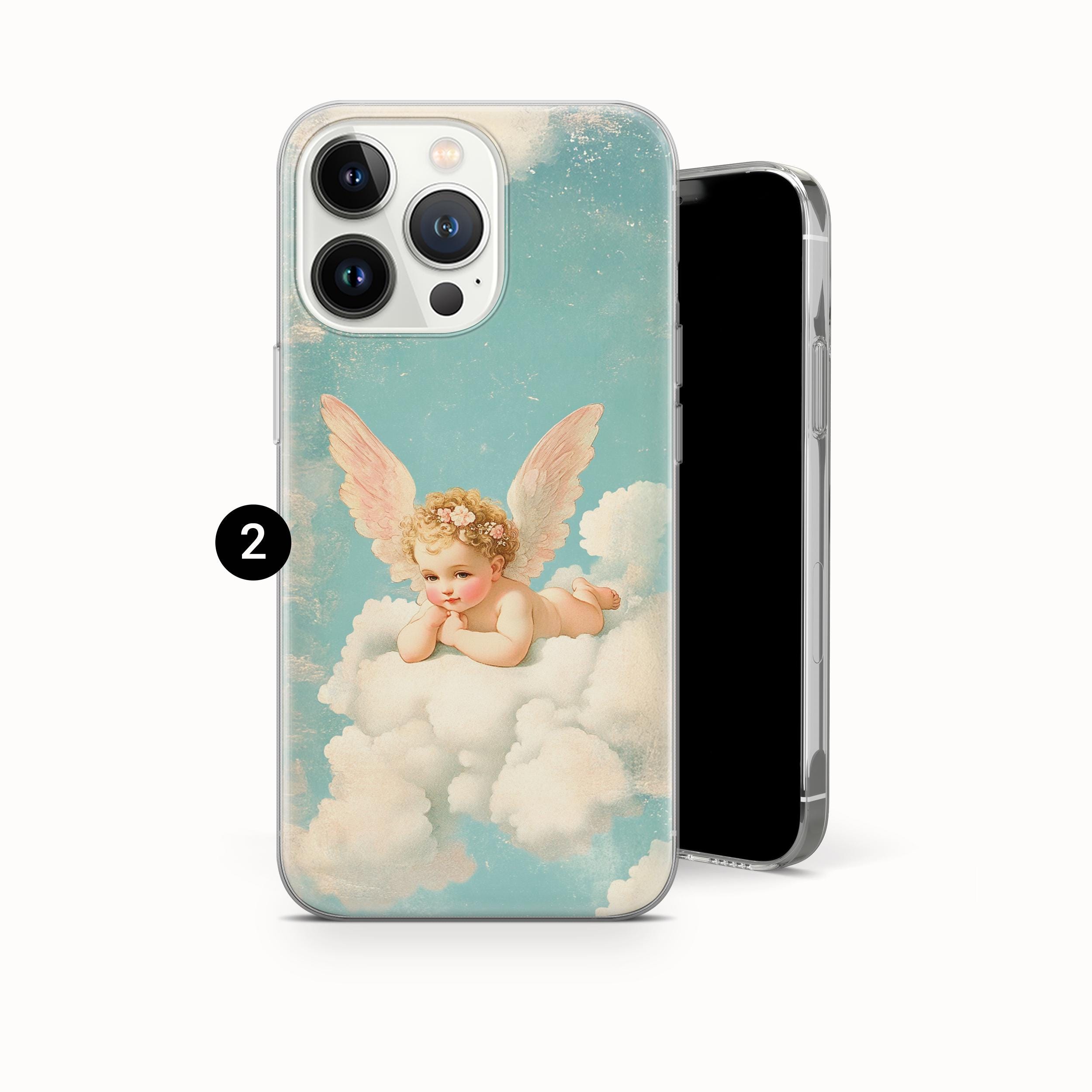 Guardian Angel Phone Case Vintage Art Cover for iPhone 17 Pro Max