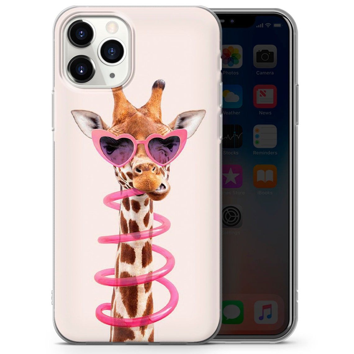 Giraffe phone case for iPhone 11 12 7 8 X Xs XR SE 7 Etsy
