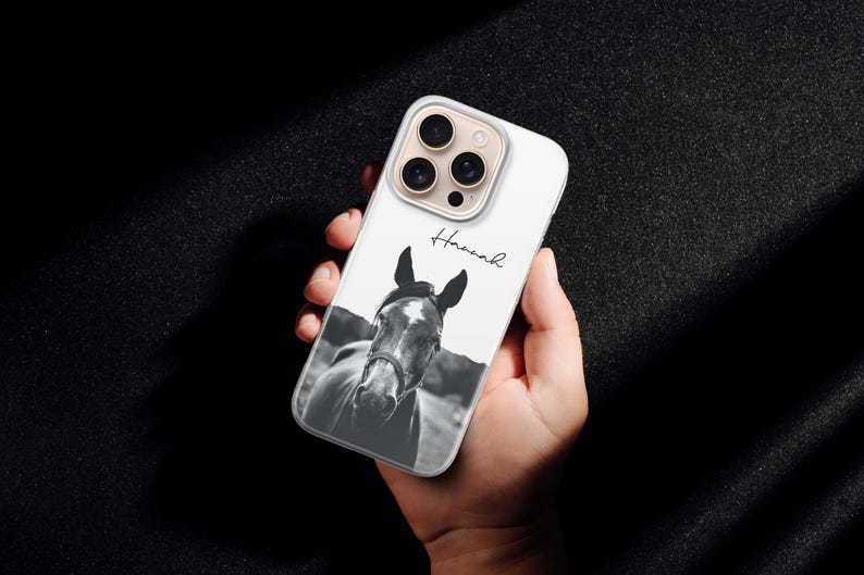 Funda personalizada para teléfono para amantes de los caballos, funda con nombre personalizado para iPhone, Samsung, Pixel imagen 17