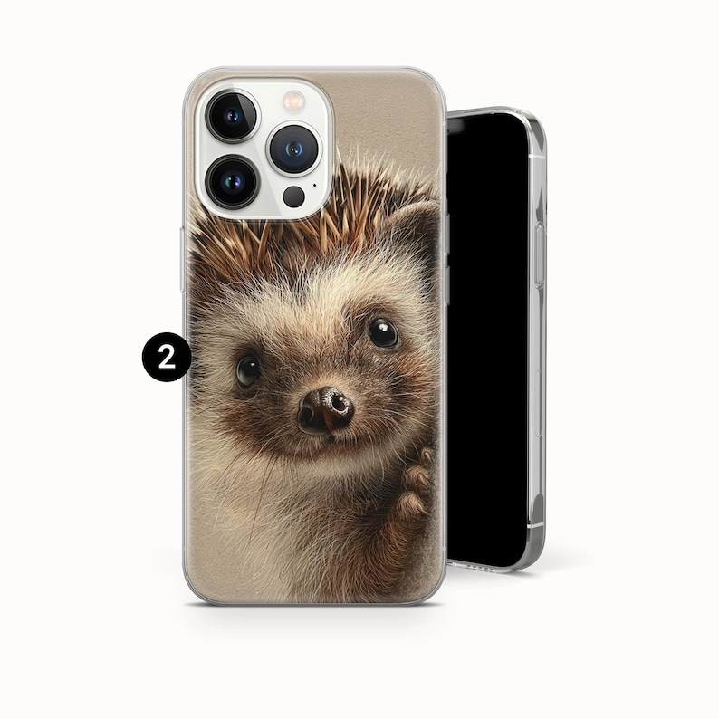 Süße Igel Handyhülle Tier Cover für iPhone 17 Pro max 16e 15 plus 14 13 12 mini 11 XR 8, Samsung S25 S24 Fe A16 A56 A17, Pixel 10 pro 2