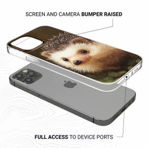 Süße Igel Handyhülle Tier Cover für iPhone 17 Pro max 16e 15 plus 14 13 12 mini 11 XR 8, Samsung S25 S24 Fe A16 A56 A17, Pixel 10 pro Bild 7