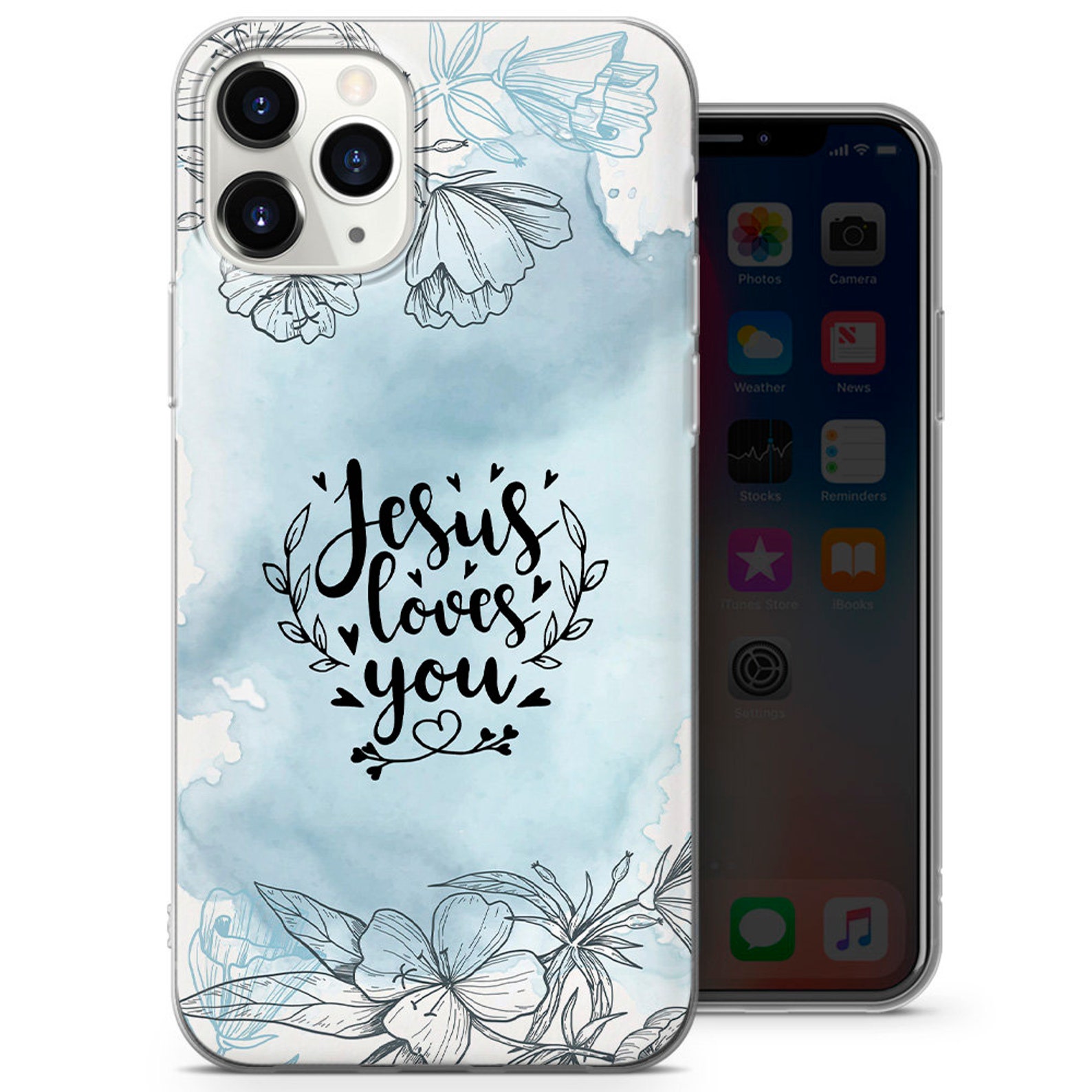 Christian Quotes phone case for iPhone 11 12 7 8 X XR Etsy