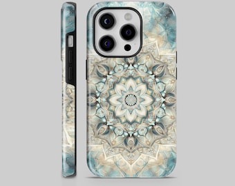 Mandala Tough Phone Case Boho Cover for iPhone, Samsung, Pixel