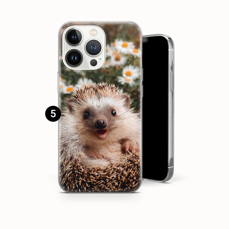 Süße Igel Handyhülle Tier Cover für iPhone 17 Pro max 16e 15 plus 14 13 12 mini 11 XR 8, Samsung S25 S24 Fe A16 A56 A17, Pixel 10 pro 5