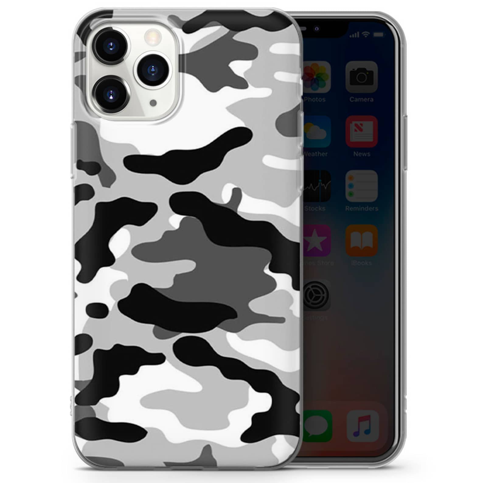 Camo Phone Case Army Camouflage Cover para iPhone 5 6 7 11 Xs Etsy