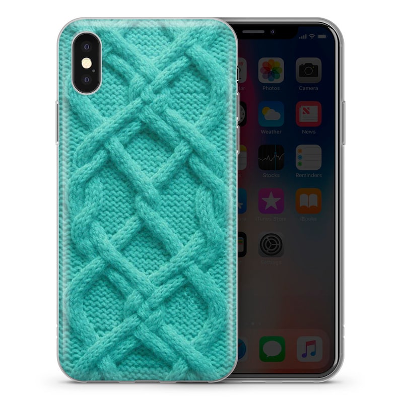 Knitting Pattern Phone Case Yarn Texture Cover for iPhone 15 14 13 12 Pro 11 XR 8 7, Samsung S23 S22 A73 A53 A13 A14 S21 Fe S20 Pixel 8 7 6 3