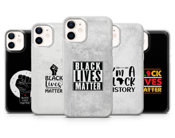 Black Lives Matter Phone Case  Justice cover iPhone 15 pro max 14 13 12 11 XR 7 8 Samsung S24 S22 S23 S20 A12 A13 A14 A52 A53 A54 Pixel 8 7