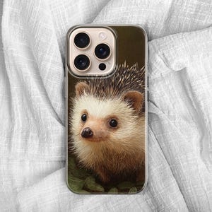 Süße Igel Handyhülle Tier Cover für iPhone 17 Pro max 16e 15 plus 14 13 12 mini 11 XR 8, Samsung S25 S24 Fe A16 A56 A17, Pixel 10 pro Bild 10