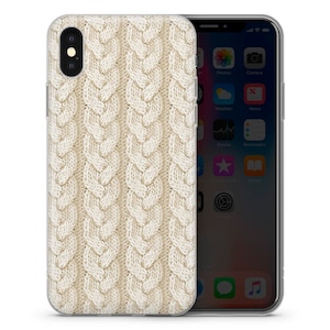 Knitting Pattern Phone Case Yarn Texture Cover for iPhone 15 14 13 12 Pro 11 XR 8 7, Samsung S23 S22 A73 A53 A13 A14 S21 Fe S20 Pixel 8 7 6 1