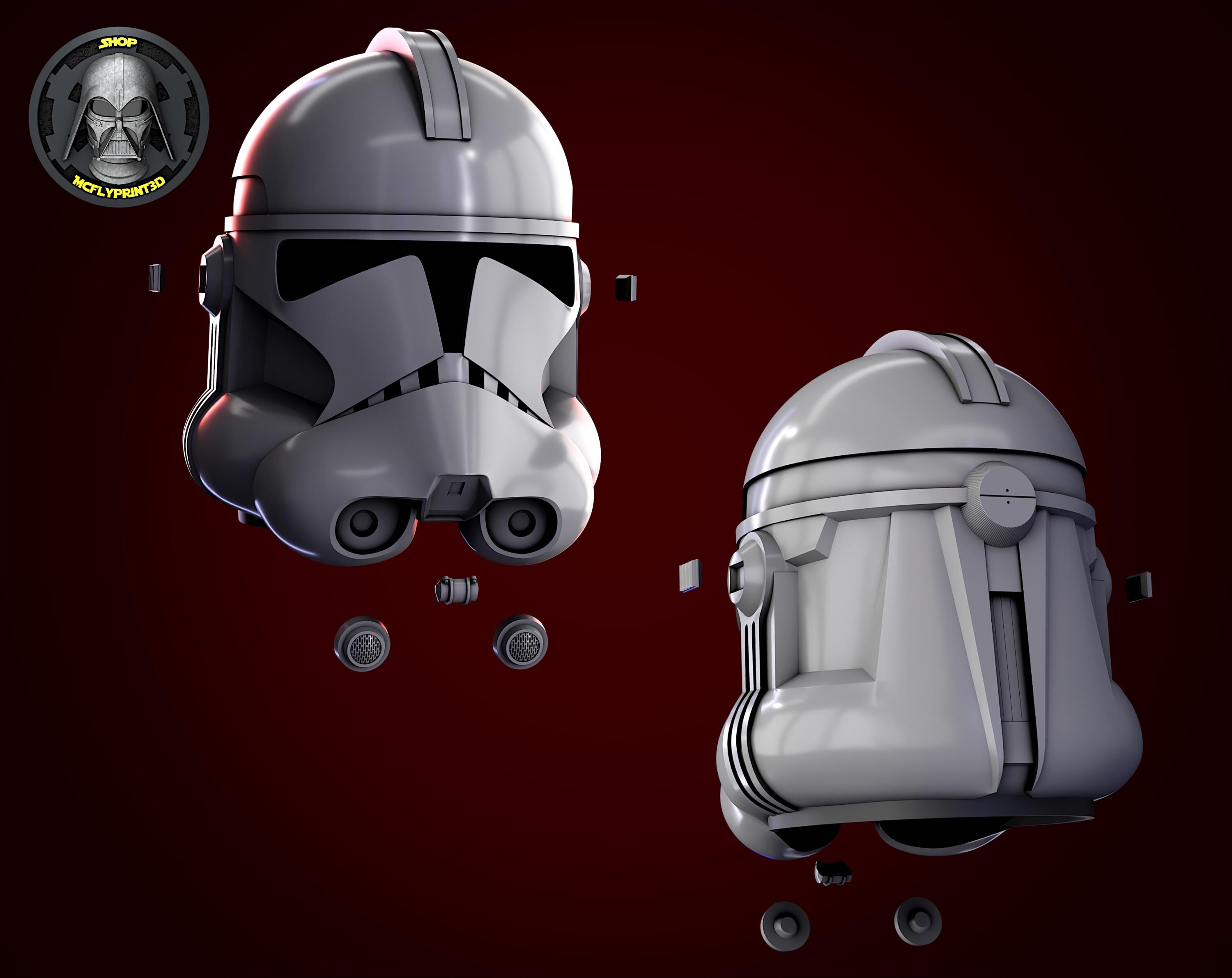 Clone Trooper - Phase 2 - Helmet 3D - Etsy