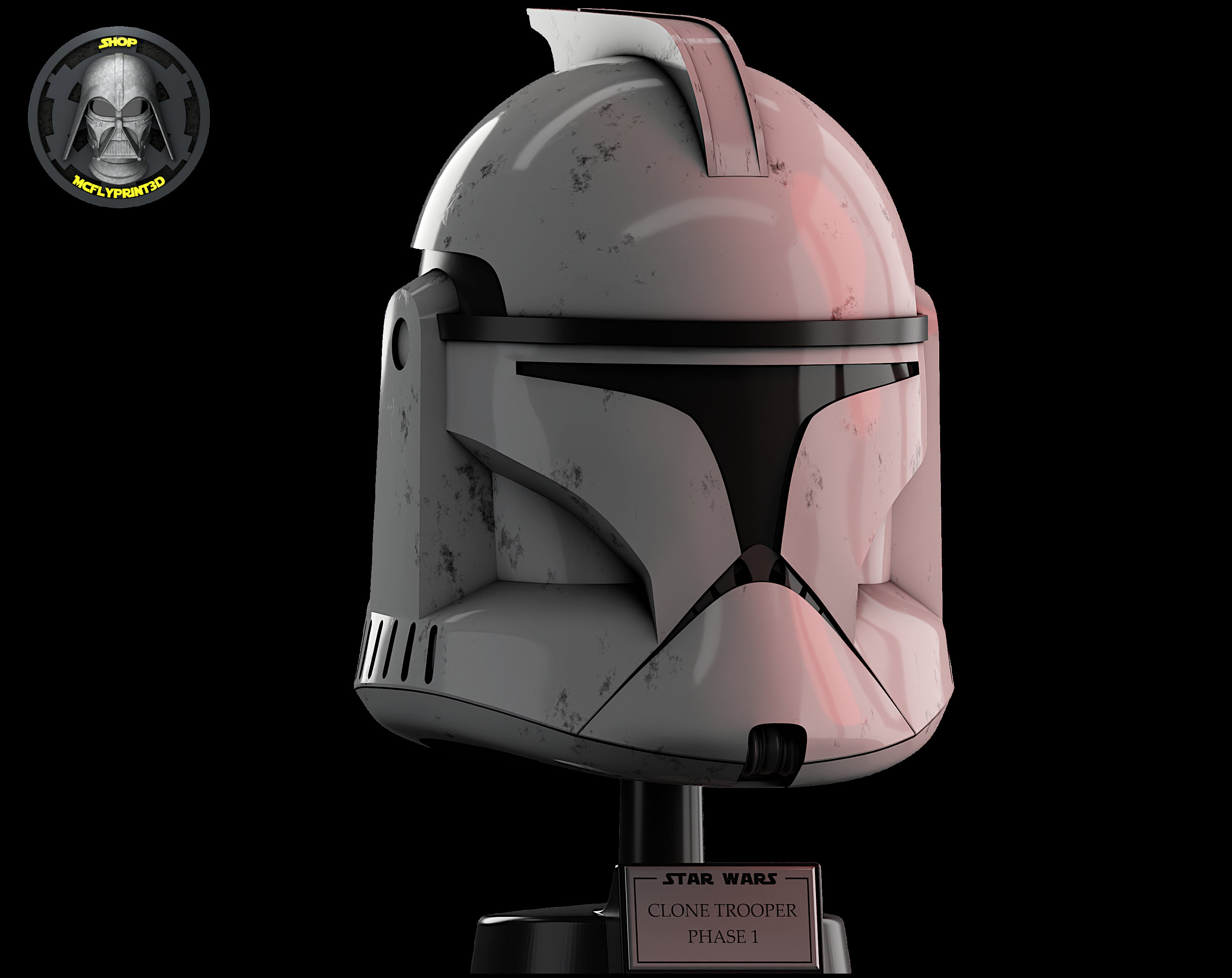 Clone Trooper Phase 1 Helmet Life Size Etsy