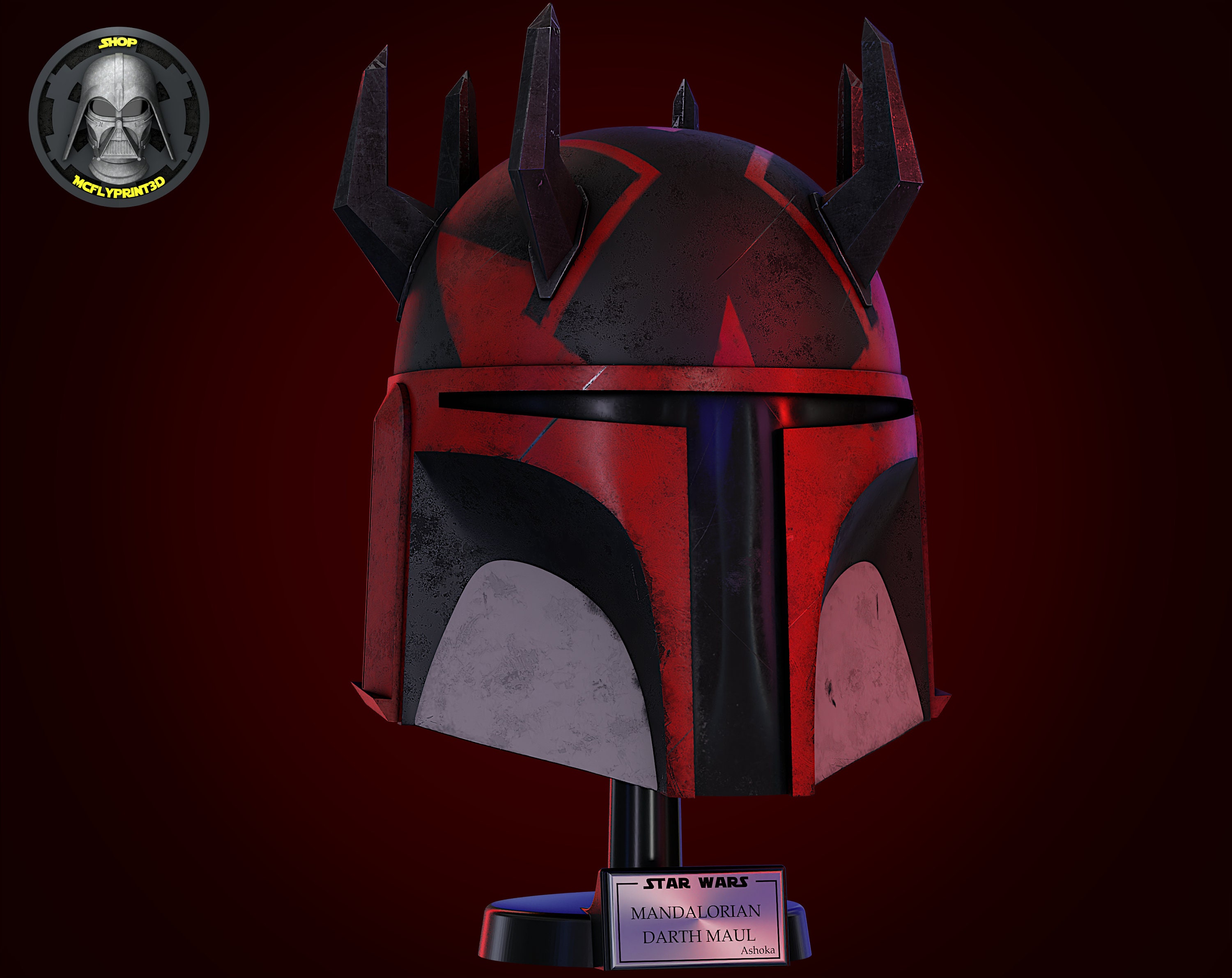 Mandalorian - Darth Maul - Ashoka - Helmet 3D - Etsy Canada