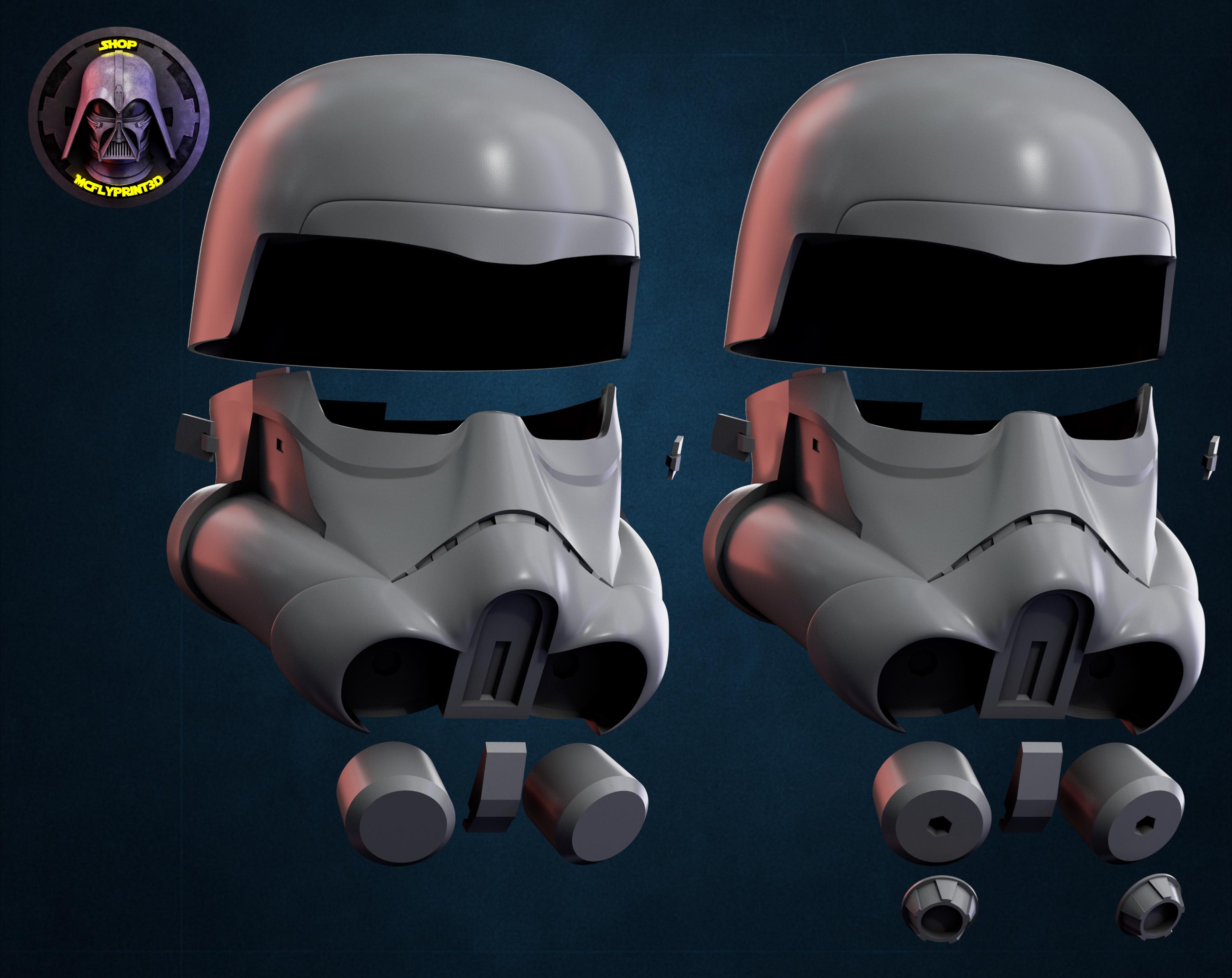 ストームトルーパー TK - バッドバッチ - ヘルメット 3D - Etsy 日本