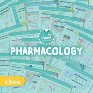 Guida allo studio di farmacologia / 64 pagine / Edizione 2025 / Appunti di infermieristica / eBook