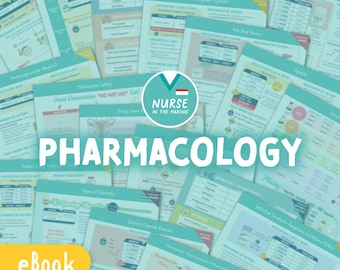 Pharmacology Study Guide | 77 pages | 2026 Edition | Nursing Notes | eBook