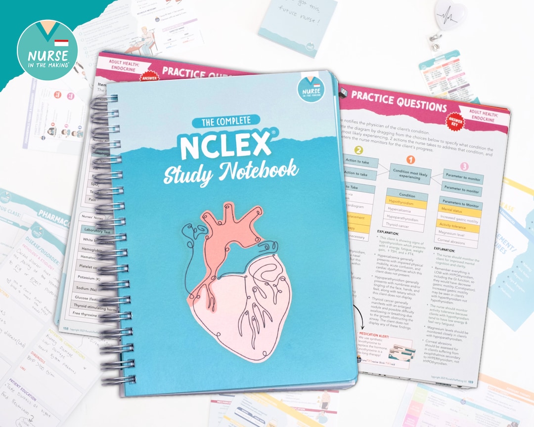 The Complete NCLEX Study Notebook New  Improved for NGN Etsy 日本