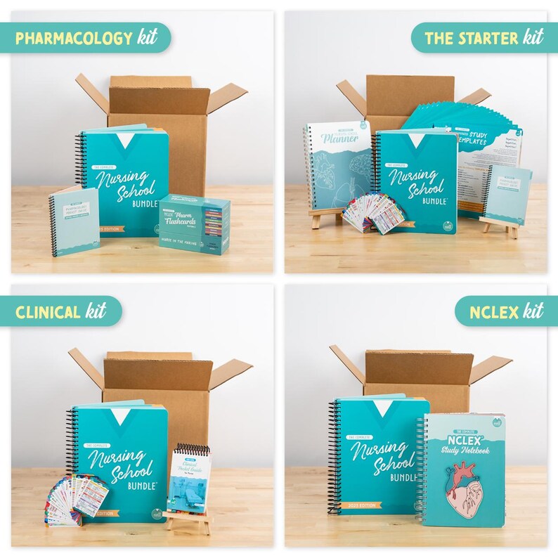 The Complete Nursing School Bundle® | 2025 Edition | Spiral Bound