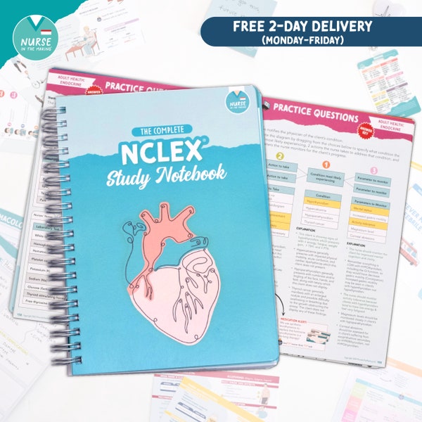 The Complete NCLEX Study Notebook | New & Improved for NGN