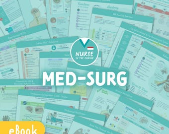 Med Surg Study Guide | 152 Pages | 2026 Edition | Nursing Notes | eBook