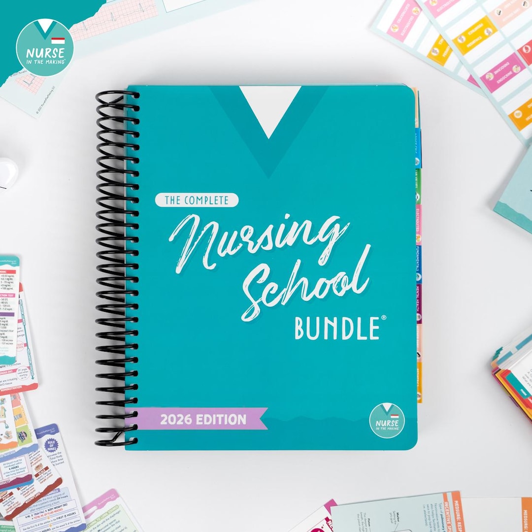 The Complete Nursing School Bundle® | 2026 Edition | Spiral Bound