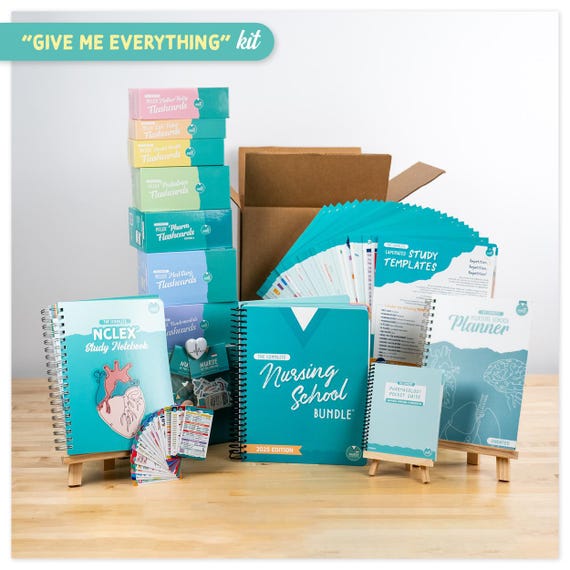 The Complete Nursing School Bundle®  | 2024 Edition | PRINTED & SHIPPED