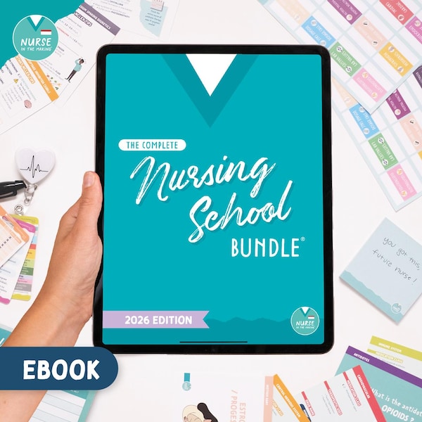 The Complete Nursing School Bundle | 2026 Edition | eBook