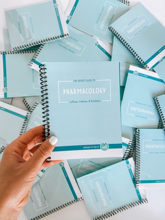Pharmacology Pocket Guide 80 of the Most Common Suffixes Etsy Australia