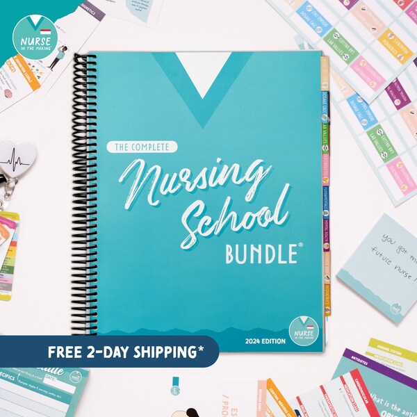 The Complete Nursing School Bundle®  | 2024 Edition | PRINTED & SHIPPED