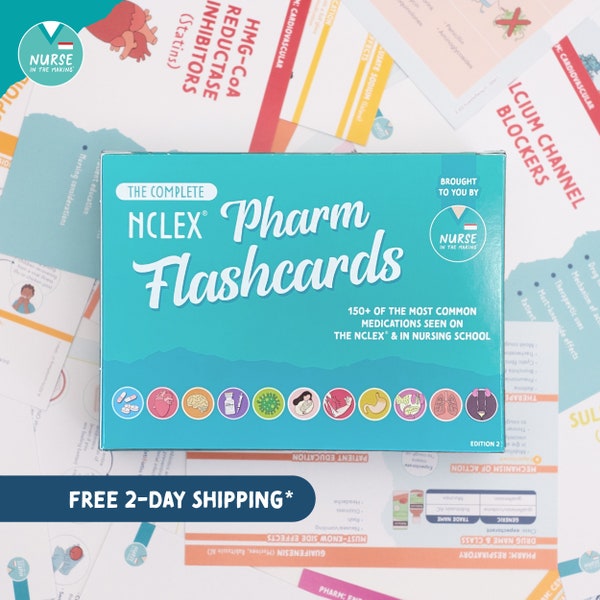 The Complete NCLEX Pharmacology Flashcards